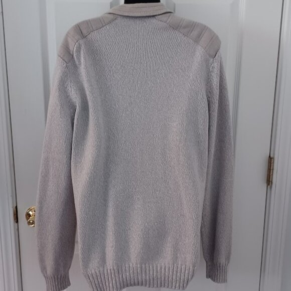 CALVIN KLEIN Zip-Up Cardigan - Size Large - Picture 3 of 7